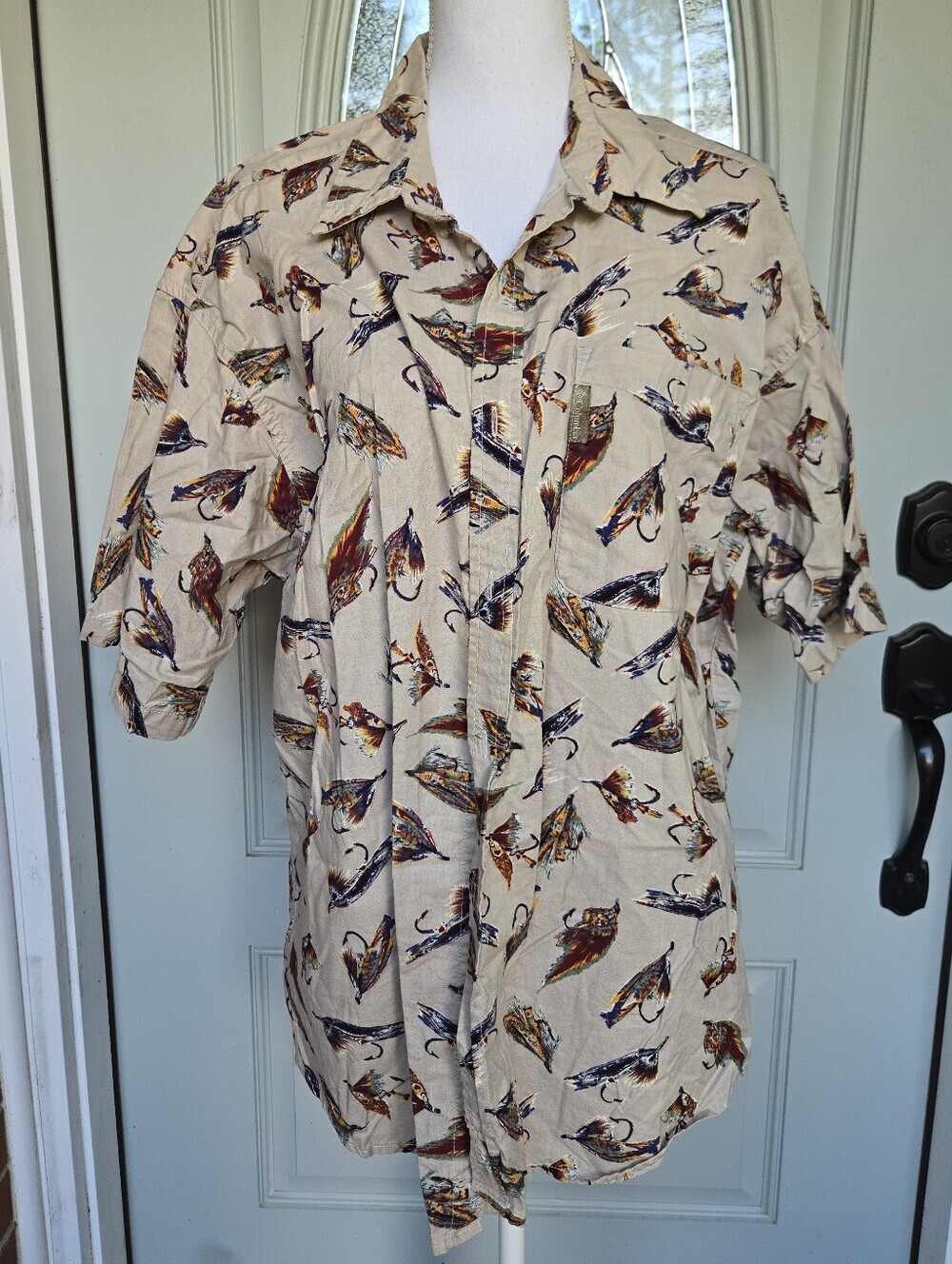 Columbia Vintage Fishing Lure Button Down